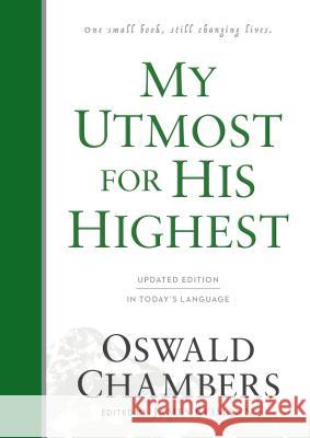My Utmost for His Highest: Updated Language Hardcover Oswald Chambers James Reimann 9781627078764 Discovery House Publishers - książka