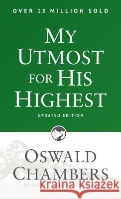My Utmost for His Highest: Updated Language Paperback Oswald Chambers James Reimann 9781627078757 Discovery House Publishers - książka