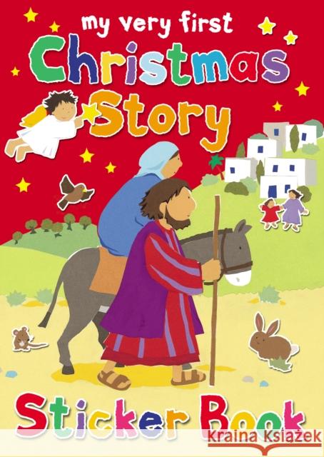 My Very First Christmas Story Sticker Book  9780745962139 LION HUDSON PLC - książka