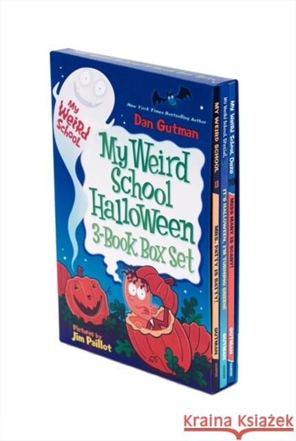 My Weird School Halloween 3-Book Box Set Dan Gutman Jim Paillot 9780062360557 HarperCollins - książka