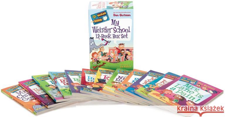 My Weirder School 12-Book Box Set: Books 1-12 Dan Gutman Jim Paillot 9780062422811 HarperCollins - książka