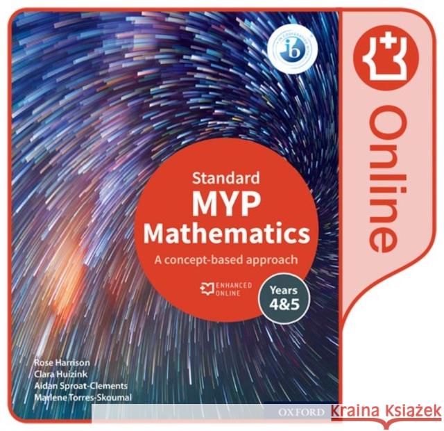 Myp Mathematics 4&5 Standard Enhanced Online Book: Enhanced Online Book Access Code Card Harrison/Huizink/Et Al 9781382011020 OXFORD INTERNATIONAL SCHOOLS - książka