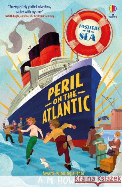 Mysteries at Sea: Peril on the Atlantic A.M. Howell 9781801316743 Usborne Publishing Ltd - książka