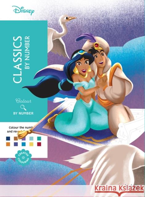 Mystery Colouring - Classics by Number: Reveal iconic Disney characters with colour by number Aurelia Bertrand 9782017276494 Hachette - książka