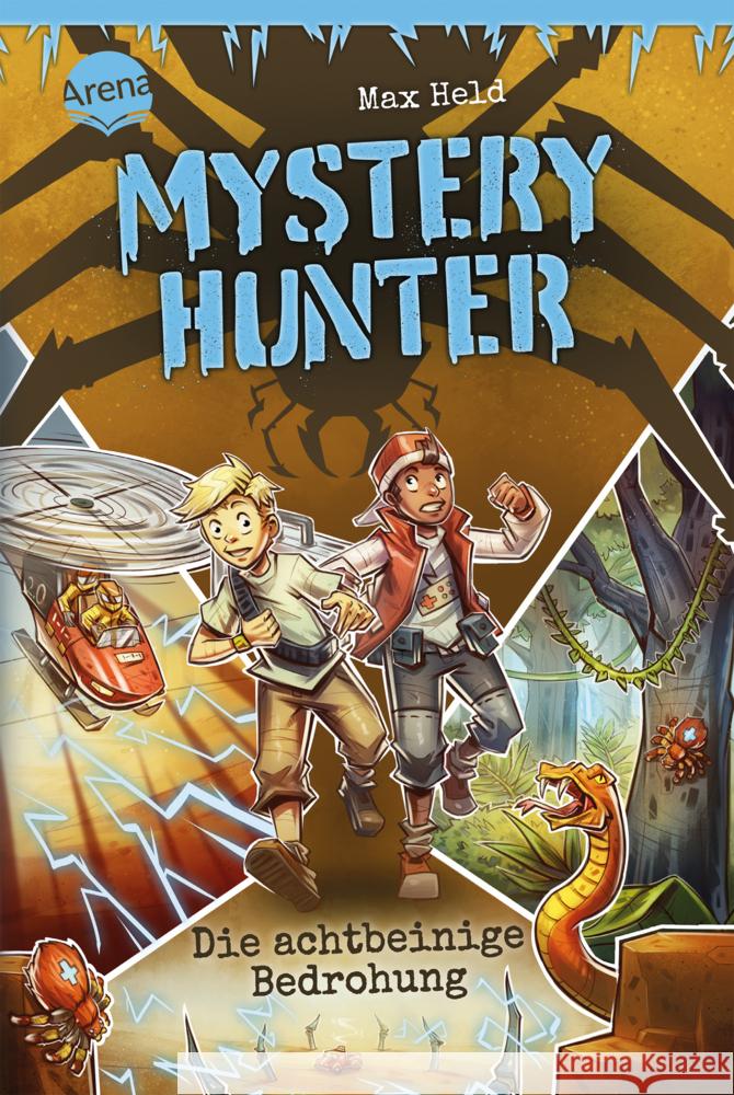 Mystery Hunter (2). Die achtbeinige Bedrohung Held, Max 9783401606347 Arena - książka