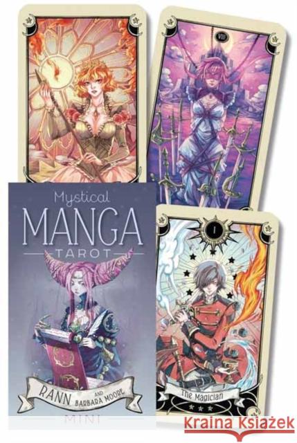 Mystical Manga Tarot Mini Deck Rann 9780738777054 Llewellyn Publications,U.S. - książka