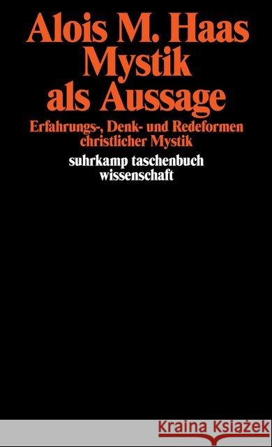 Mystik als Aussage Haas, Alois M. 9783518287965 Suhrkamp - książka