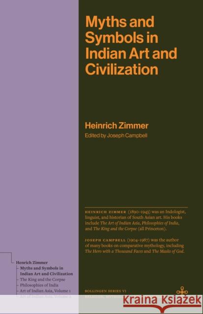 Myths and Symbols in Indian Art and Civilization Heinrich Zimmer 9780691279411 Princeton University Press - książka