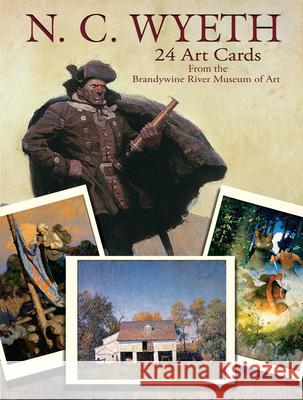 N. C. Wyeth 24 Art Cards:: From the Brandywine River Museum of Art Nc Wyeth 9780486834016 Dover Publications Inc. - książka