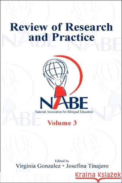 Nabe Review of Research and Practice: Volume 3 Gonzalez, Virginia 9780805852752 Taylor & Francis - książka
