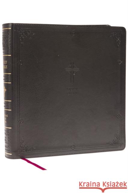 NABRE XL, Catholic Edition, Leathersoft, Black, Comfort Print: Holy Bible Catholic Bible Press 9780785290902 Zondervan - książka