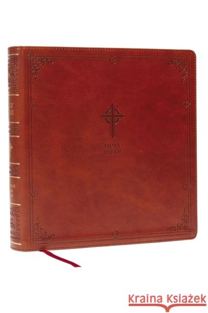 NABRE XL, Catholic Edition, Leathersoft, Brown, Comfort Print: Holy Bible Catholic Bible Press 9780785290919 Catholic Bible Press - książka