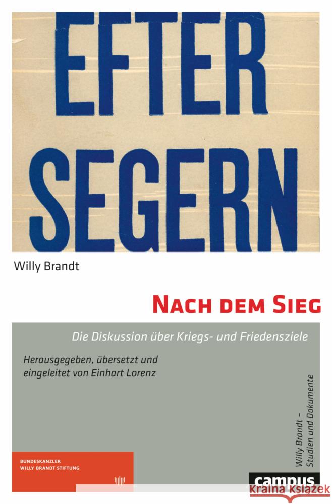 Nach dem Sieg Brandt, Willy 9783593517292 Campus Verlag - książka