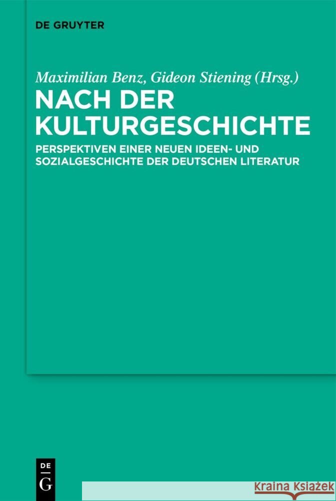 Nach der Kulturgeschichte  9783111353296 De Gruyter - książka