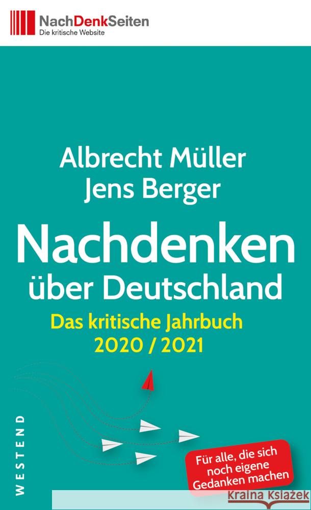 Nachdenken über Deutschland Müller, Albrecht; Berger, Jens 9783864893087 Westend - książka