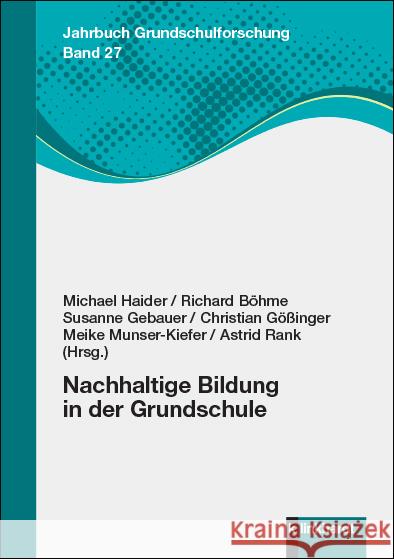 Nachhaltige Bildung in der Grundschule  9783781525924 Klinkhardt - książka