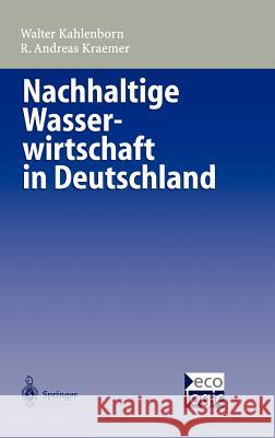 Nachhaltige Wasser-Wirtschaft in Deutschland Walter Kahlenborn Andreas Kraemer 9783540656685 Springer - książka