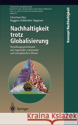 Nachhaltigkeit trotz Globalisierung: Handlungsspielräume auf regionaler, nationaler und europäischer Ebene Christian Hey, Ruggero Schleicher-Tappeser 9783540638681 Springer-Verlag Berlin and Heidelberg GmbH &  - książka