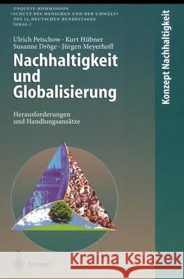 Nachhaltigkeit Und Globalisierung: Herausforderungen Und Handlungsansatze Ulrich Petschow Kurt H]bner Susanne Drvge 9783540637363 Springer - książka