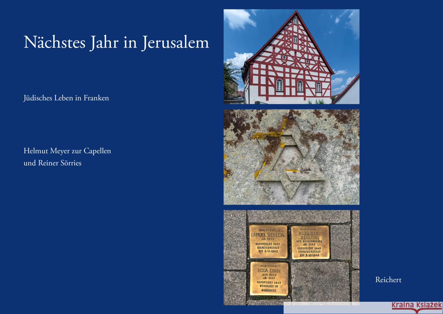 Nachstes Jahr in Jerusalem: Judisches Leben in Franken Sorries, Reiner 9783752006230 Reichert - książka