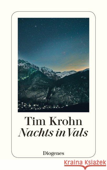 Nachts in Vals Krohn, Tim 9783257243895 Diogenes - książka