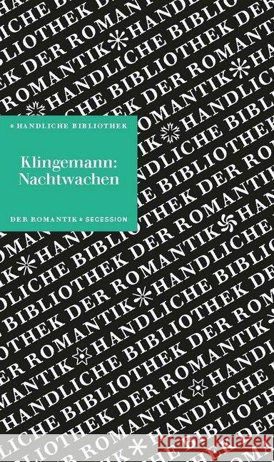 Nachwachen von Bonaventura Klingemann, August 9783966390149 Secession Verlag Berlin - książka