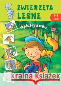 Naklejanki - Zwierzęta leśne  9788378200604 Siedmioróg - książka