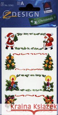Naklejki Bożonarodzeniowe - Dedykacje  4004182523629 Avery Dennison - książka