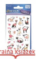 Naklejki papierowe Różowe koty  4004182570272 Avery Dennison - książka