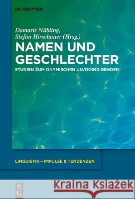 Namen und Geschlechter Nübling, Damaris 9783110586855 De Gruyter Mouton - książka