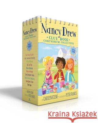 Nancy Drew Clue Book Conundrum Collection (Boxed Set): Pool Party Puzzler; Last Lemonade Standing; A Star Witness; Big Top Flop; Movie Madness; Pets o Keene, Carolyn 9781534461505 Aladdin Paperbacks - książka