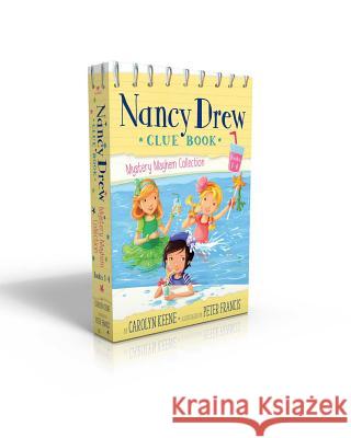 Nancy Drew Clue Book Mystery Mayhem Collection Books 1-4 (Boxed Set): Pool Party Puzzler; Last Lemonade Standing; A Star Witness; Big Top Flop Keene, Carolyn 9781481469234 Aladdin Paperbacks - książka