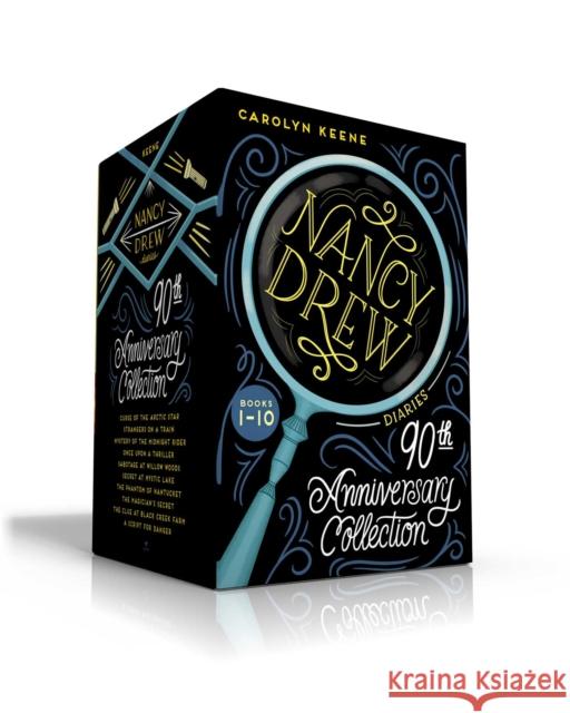 Nancy Drew Diaries 90th Anniversary Collection (Boxed Set): Curse of the Arctic Star; Strangers on a Train; Mystery of the Midnight Rider; Once Upon a Thriller; Sabotage at Willow Woods; Secret at Mys Carolyn Keene 9781534468016 Aladdin Paperbacks - książka