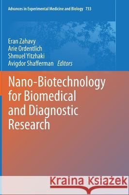 Nano-Biotechnology for Biomedical and Diagnostic Research  9789400725546 Springer Netherlands - książka