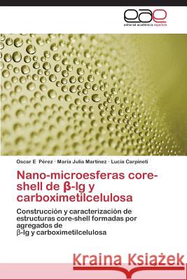 Nano-microesferas core-shell de β-lg y carboximetilcelulosa Pérez, Oscar E. 9783659072161 Editorial Academica Espanola - książka