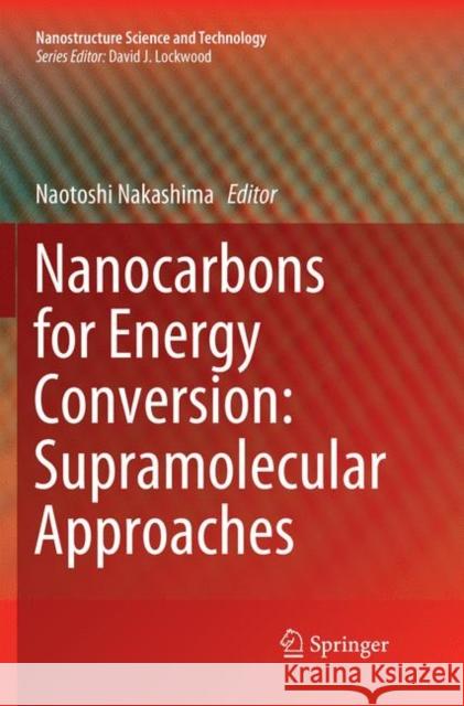 Nanocarbons for Energy Conversion: Supramolecular Approaches Naotoshi Nakashima 9783030065461 Springer - książka