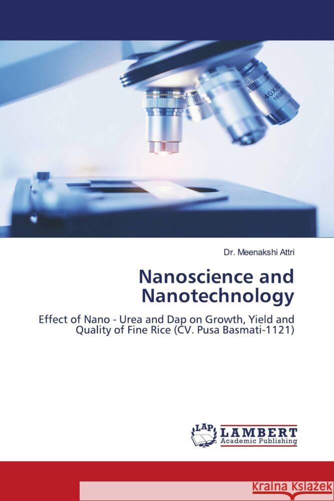 Nanoscience and Nanotechnology Attri, Dr. Meenakshi 9786207454860 LAP Lambert Academic Publishing - książka