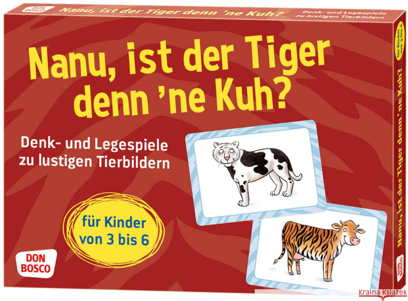 Nanu, ist der Tiger denn ne Kuh? Gully, Angela 4260179516573 Don Bosco Medien - książka