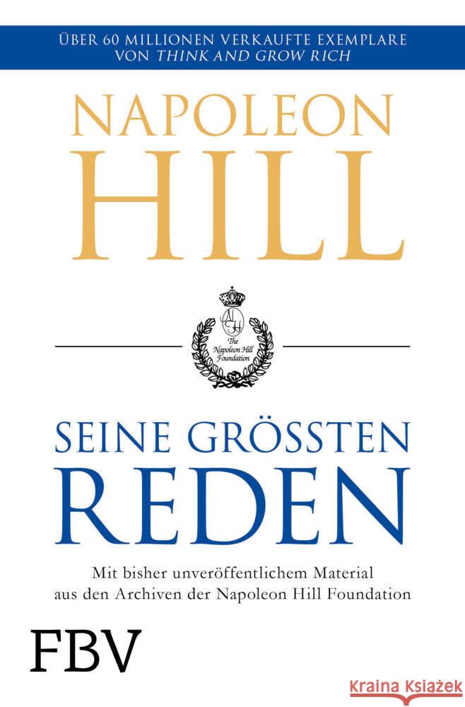 Napoleon Hill - seine größten Reden Hill, Napoleon 9783959722179 FinanzBuch Verlag - książka