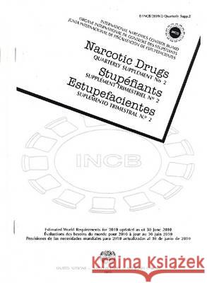 Narcotic Drugs: Estimated World Requirements for 2010 - Quarterly Supplement No.2  9789210481397 United Nations - książka