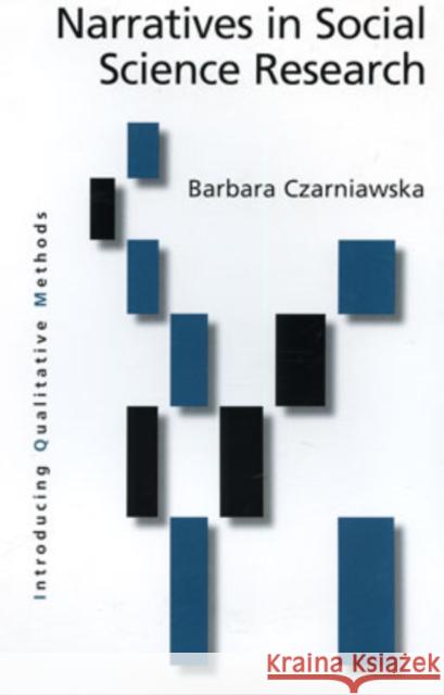 Narratives in Social Science Research Barbara Czarniawska 9780761941958 Sage Publications - książka