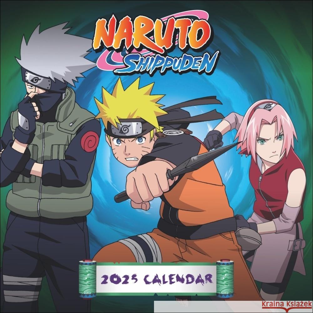 Naruto Broschurkalender 2025  9783840196812 Danilo - książka