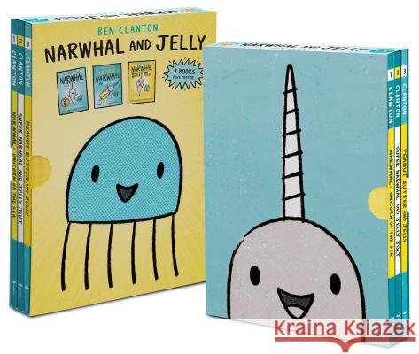 Narwhal and Jelly Box Set (Paperback Books 1, 2, 3, and Poster) Clanton, Ben 9780735265912 Tundra Books (NY) - książka