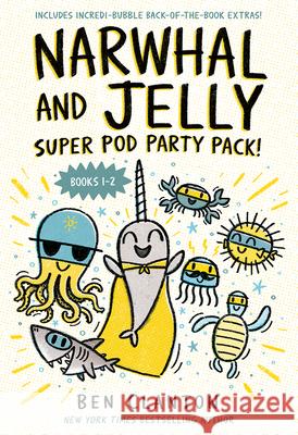 Narwhal and Jelly: Super Pod Party Pack! Ben Clanton 9780008768751 HarperCollins Publishers - książka