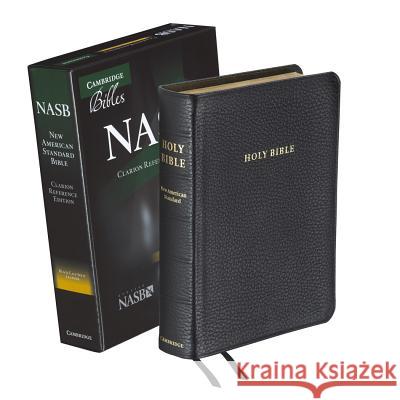NASB Clarion Reference Bible, Black Calf Split Leather, NS484:X  9781107604162 Cambridge University Press - książka
