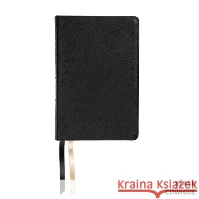 NASB Handy Size, Paste-Down Black Cowhide Steadfast Bibles 9781636642574 Steadfast Bibles - książka