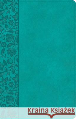 NASB Large Print Personal Size Reference Bible, Teal Leathertouch, Indexed Holman Bible Publishers 9781087757827 Holman Bibles - książka