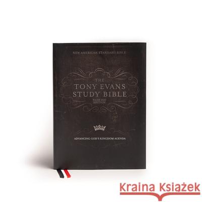 NASB Tony Evans Study Bible, Jacketed Hardcover: Advancing God\'s Kingdom Agenda Tony Evans Holman Bible Publishers 9781087762432 Holman Bibles - książka