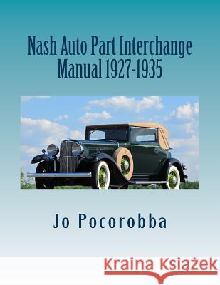 Nash Auto Part Interchange Manual 1927-1935 Jo Pocorobba 9781535132008 Createspace Independent Publishing Platform - książka