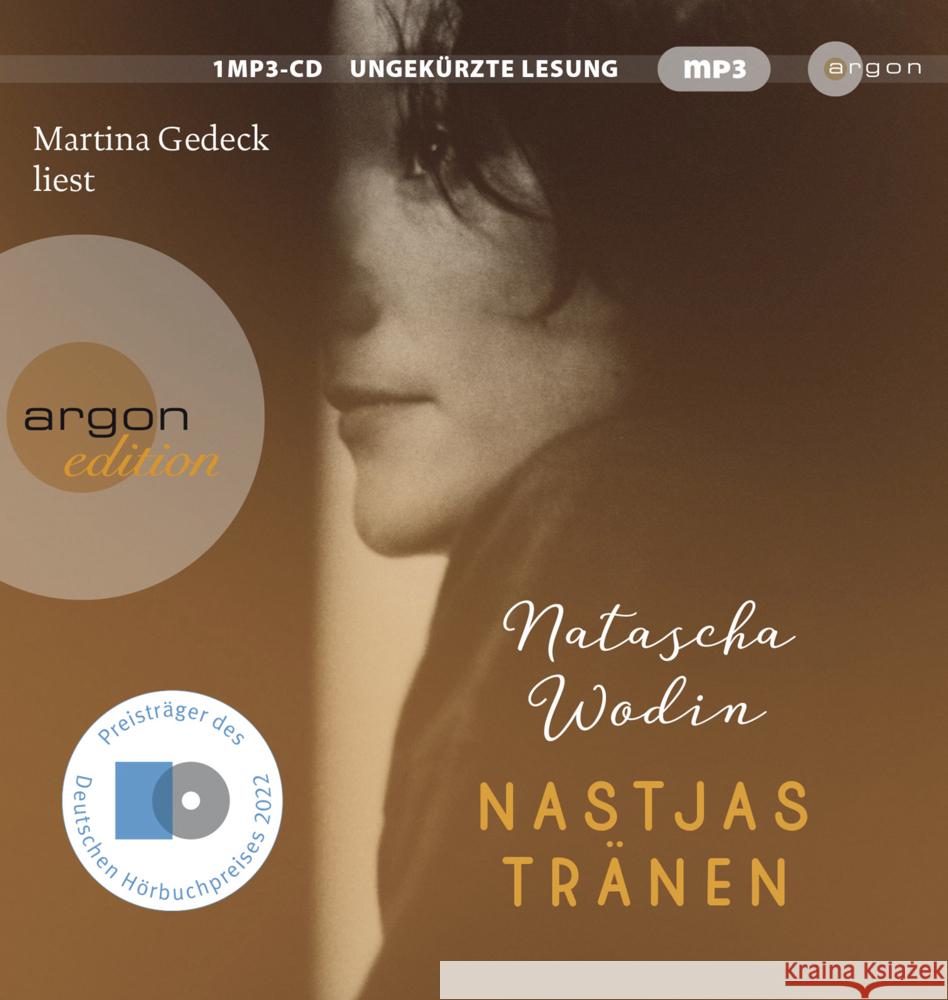 Nastjas Tränen, 1 Audio-CD, 1 MP3 Wodin, Natascha 9783839819197 Argon Verlag - książka